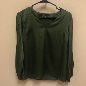 Olive green blouse